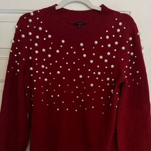 Talbots Pearl & Jewel Sweater, Size M